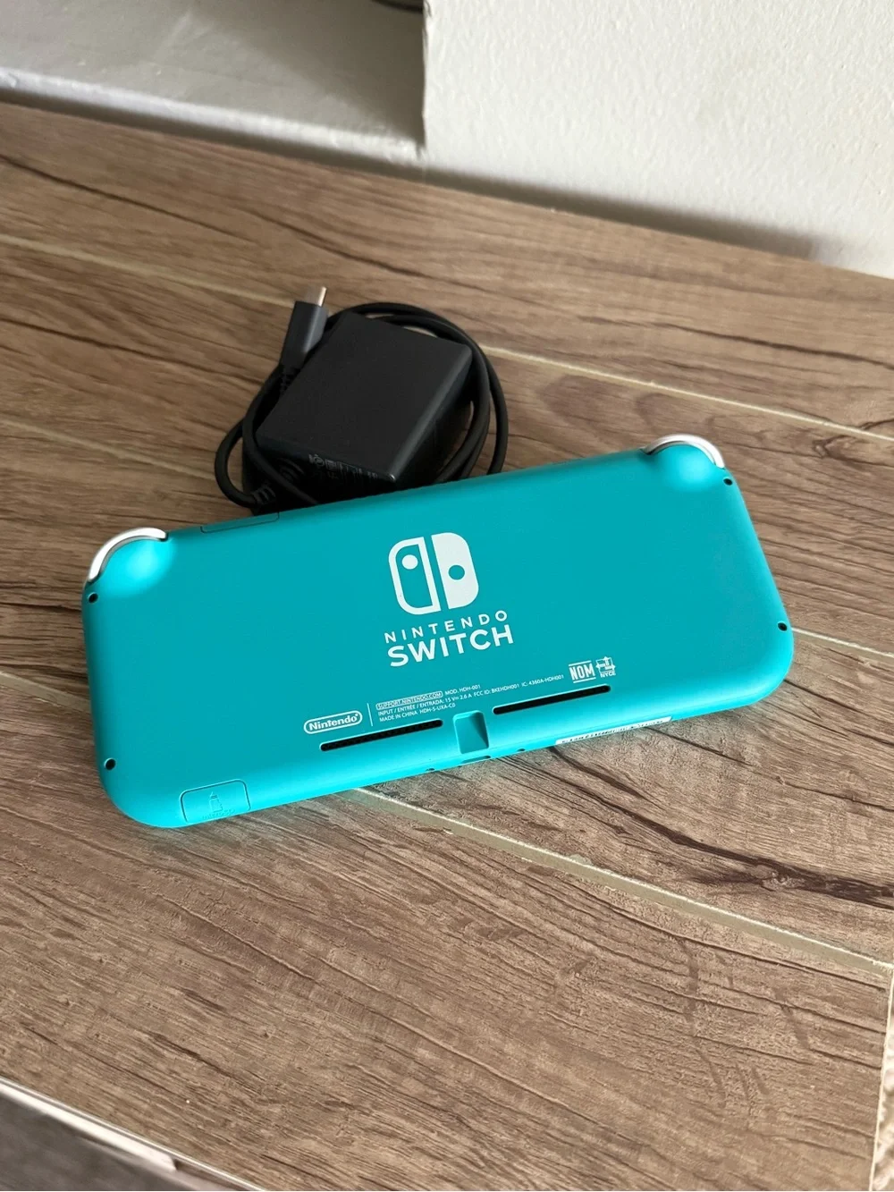 Nintendo Turquoise Switch Lite Handheld Console with Charger